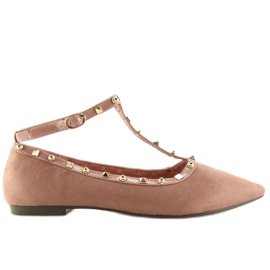 Bailarinas com tachas rosa 127-13 Rosa Bailarinas com tachas rosa 127-13 Rosa