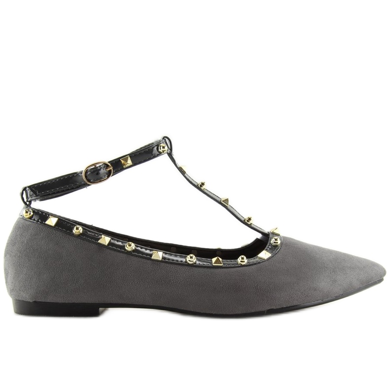 Bailarinas de salto cinza 127-13 Gray