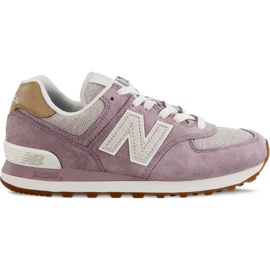 New Balance roxo Cashmere Wl574clc Com Cinza Claro Do Penhasco