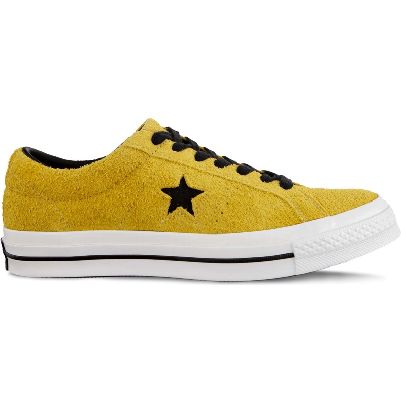Converse Uma Estrela Estrela Negra C163245 Bold Citron Black White amarelo