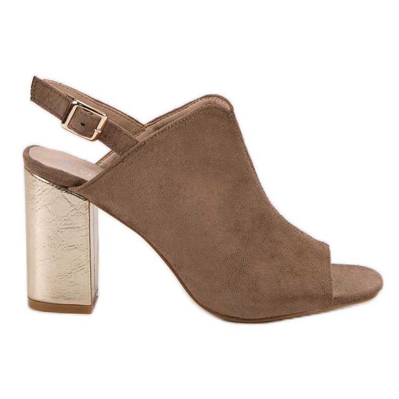 Sandálias construídas em um bar VINCEZA castanho