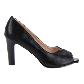 Bombas Open Toe VINCEZA preto Bombas Open Toe VINCEZA preto