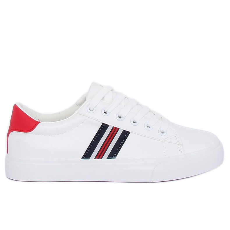 Tênis feminino branco e vermelho BL158P vermelho