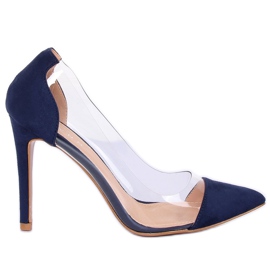 Alfinetes transparentes azul marinho 9003-56 Navy azul-marinho