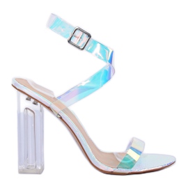 Sandálias gasolina 17-26B prata cinza