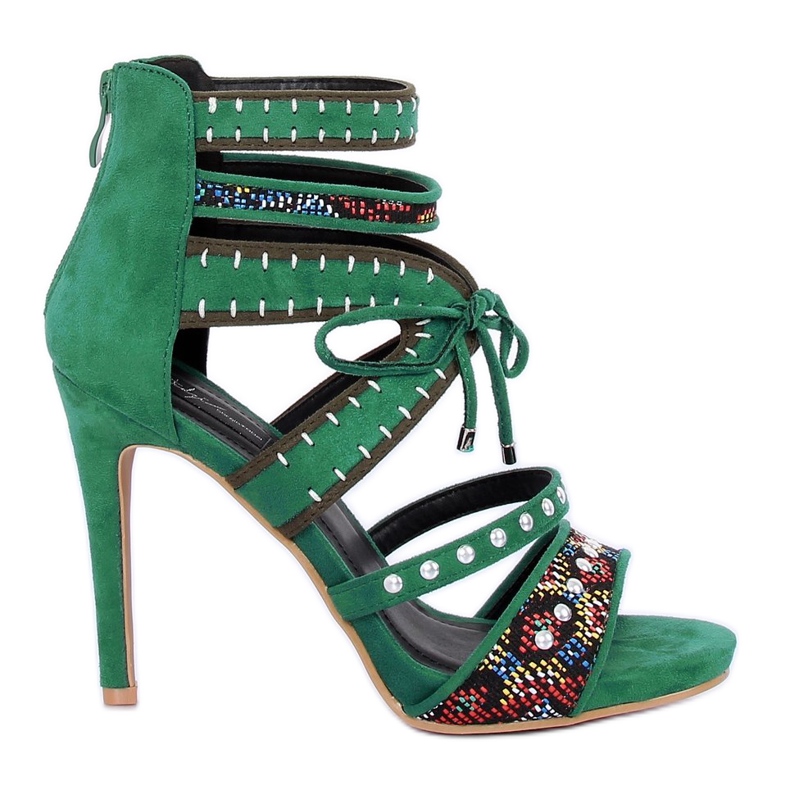 Sandálias gladiador verdes MT029 Green