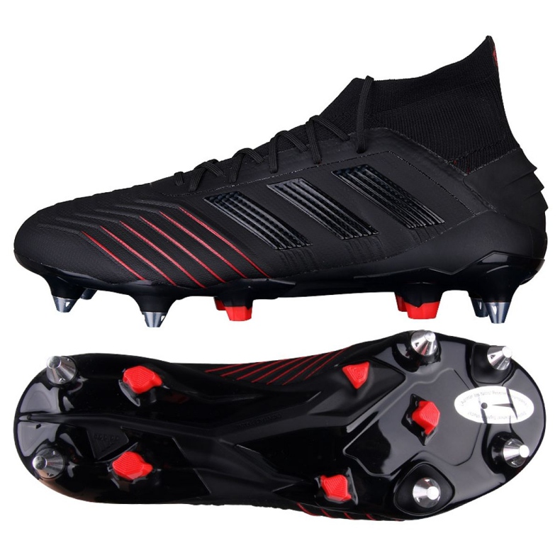 Chuteiras Adidas Predator 19.1 Sg M G26979 preto preto