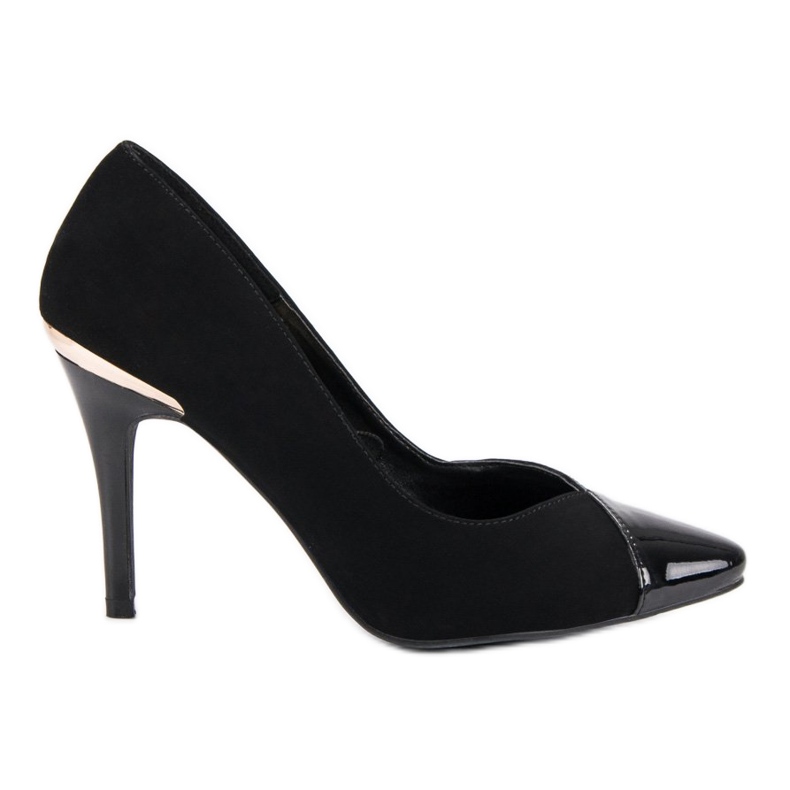 W. Potocki Elegante Preto Salto Alto