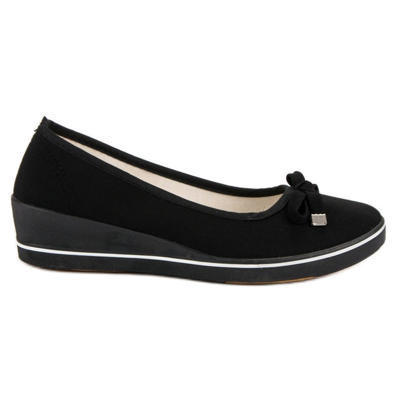 Wedge Ballerina preto