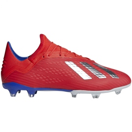 Chuteiras Adidas X 18.2 Fg M BB9363 vermelho vermelho
