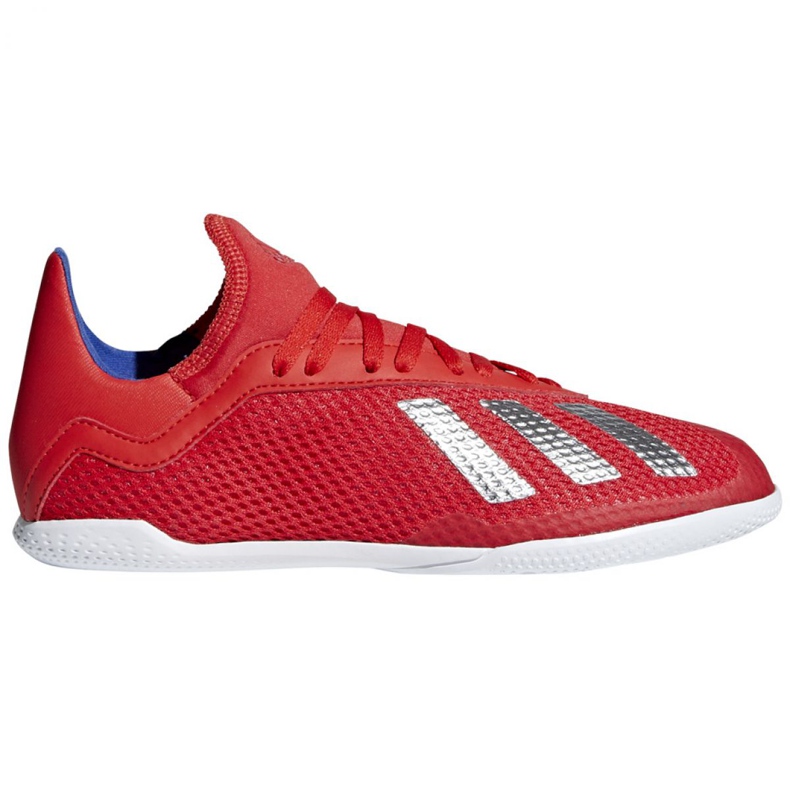 Sapatos de interior adidas X 18.3 In Jr BB9396 multicolorido vermelho