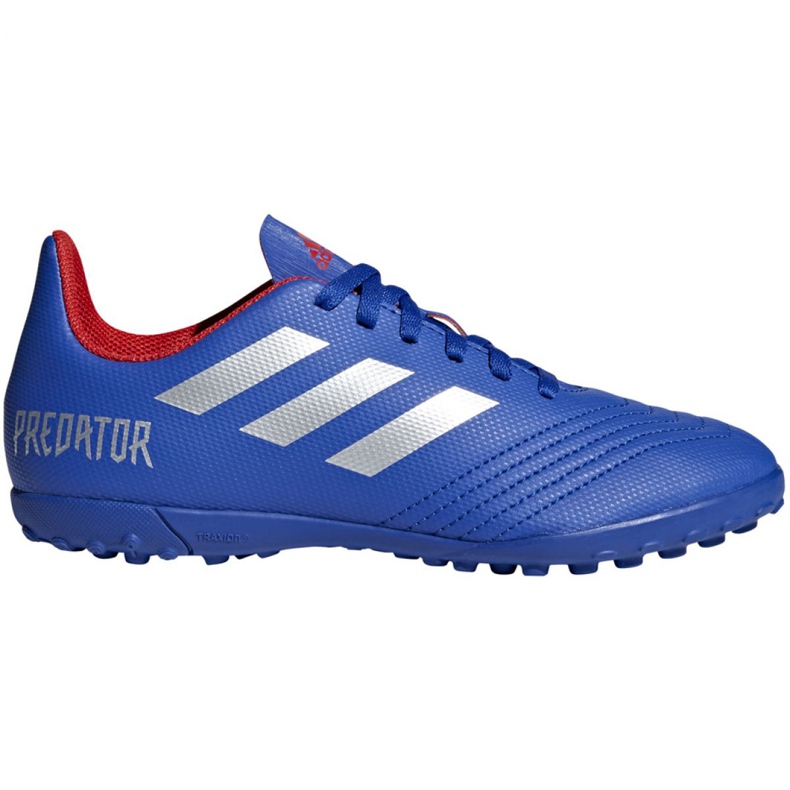 Chuteiras Adidas Predator 19.4 Tf Jr CM8556 multicolorido azul