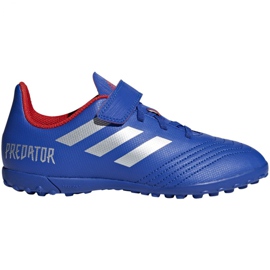 Chuteiras Adidas Predator 19.4 Tf Jr CM8559 azul azul
