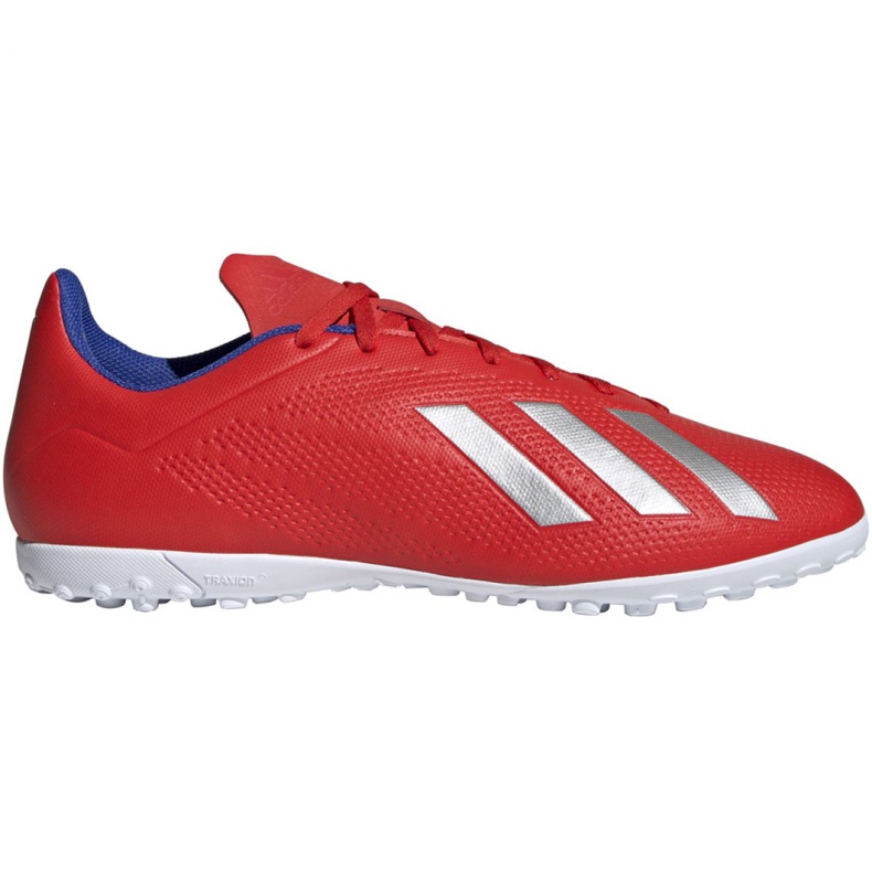 Chuteiras Adidas X 18.4 Tf M BB9413 multicolorido vermelho