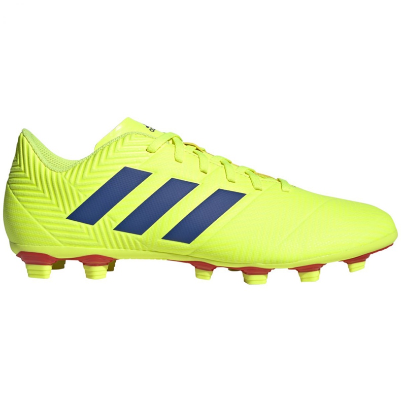 Chuteiras Adidas Nemeziz 18.4 FxG M BB9440 amarelo amarelo