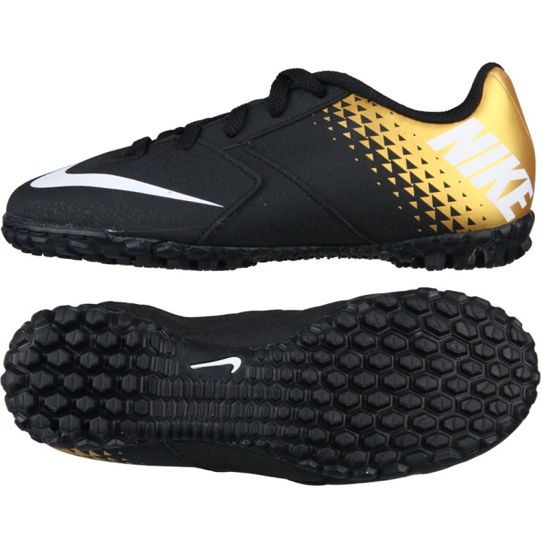 Chuteiras Nike Bomba X Tf Jr 826488-077 preto preto