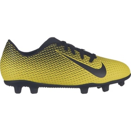 Chuteiras Nike Bravata Ii Fg Jr 844442-701 multicolorido amarelo
