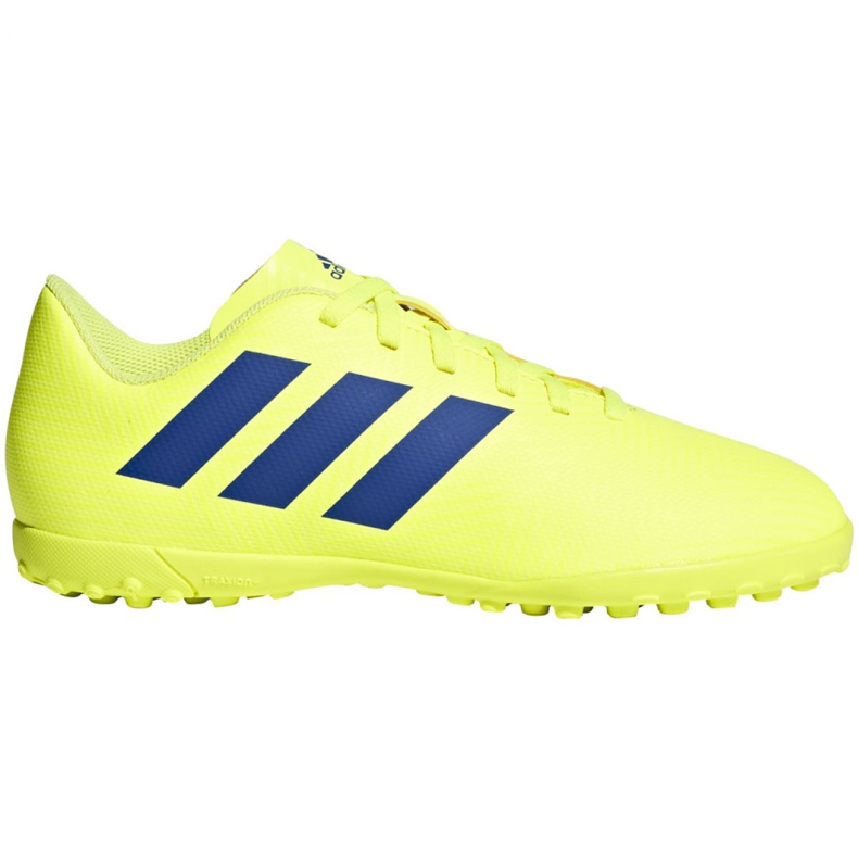 Chuteiras Adidas Nemeziz 18.4 Tf Jr CM8522 amarelo amarelo