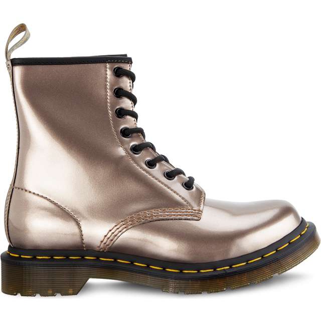 Dr. Martens 1460 Vegan Chrome Rose Gold amarelo multicolorido