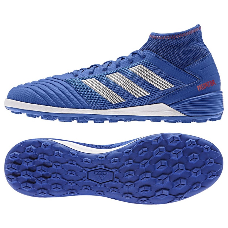 Chuteiras Adidas Predator 19.3 Tf M BB9084 multicolorido azul Chuteiras Adidas Predator 19.3 Tf M BB9084 multicolorido azul