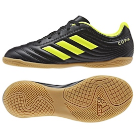 Sapatos de interior adidas Copa 19.4 In Jr D98095 preto preto