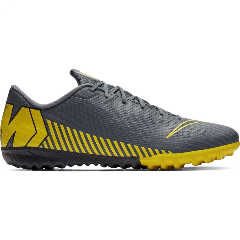Chuteiras Nike Mercurial Vapor X 12 Academy Tf M AH7384-070 preto cinza