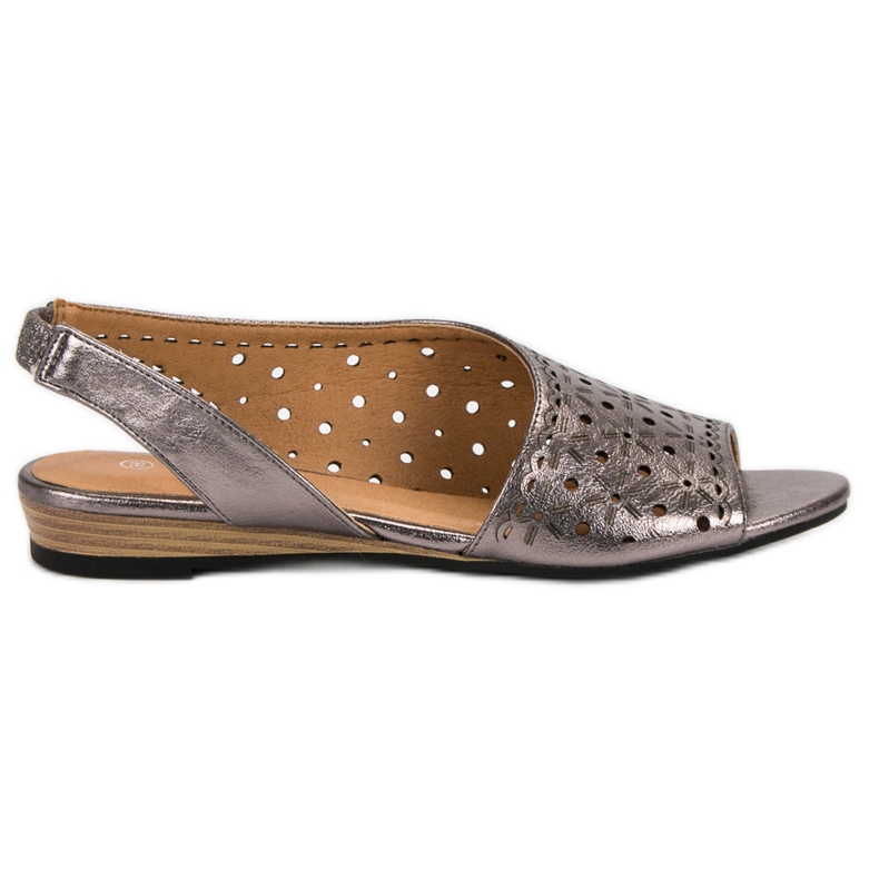 Sandálias com orifícios VINCEZA cinza