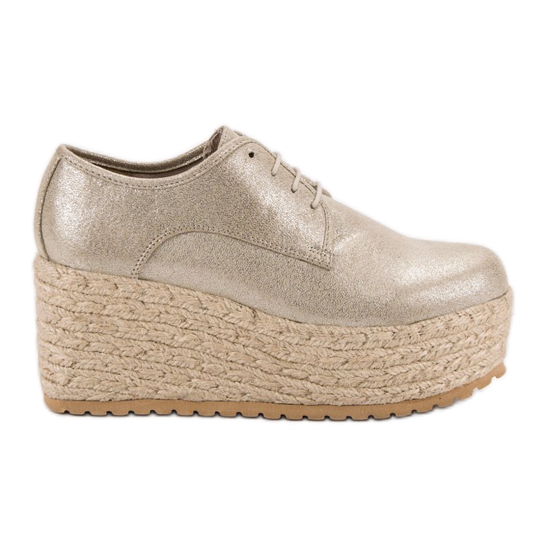 Corina Alpercatas elegantes com cadarços amarelo Corina Alpercatas elegantes com cadarços amarelo