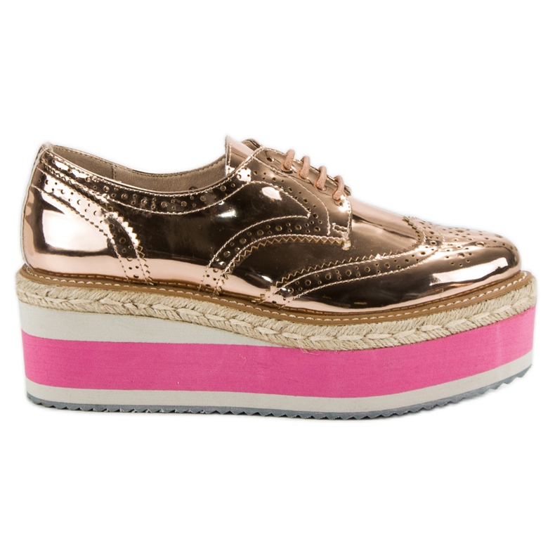 Corina Sapatos de cunha da moda amarelo