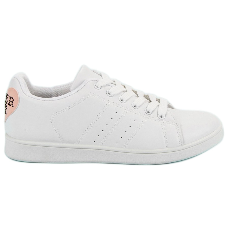 Tênis Branco Com Coração