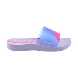 Chinelos infantis Flaming Ipanema 26325 tolet azul rosa