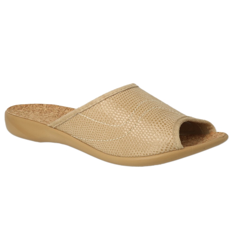 Sapatos femininos Befado pu 254D094 bege