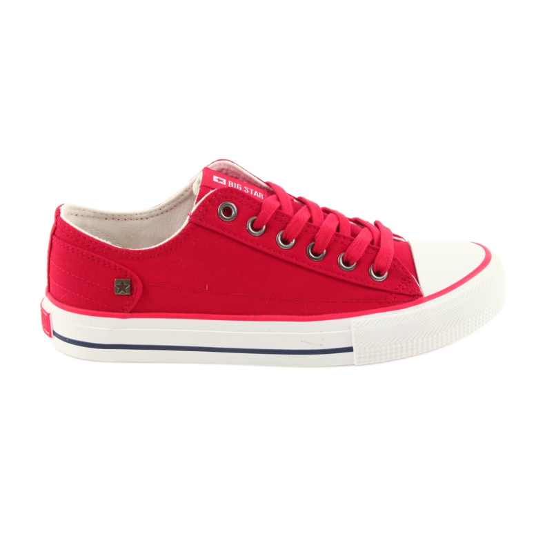 Tênis amarrado Red Big Star 274339 vermelho