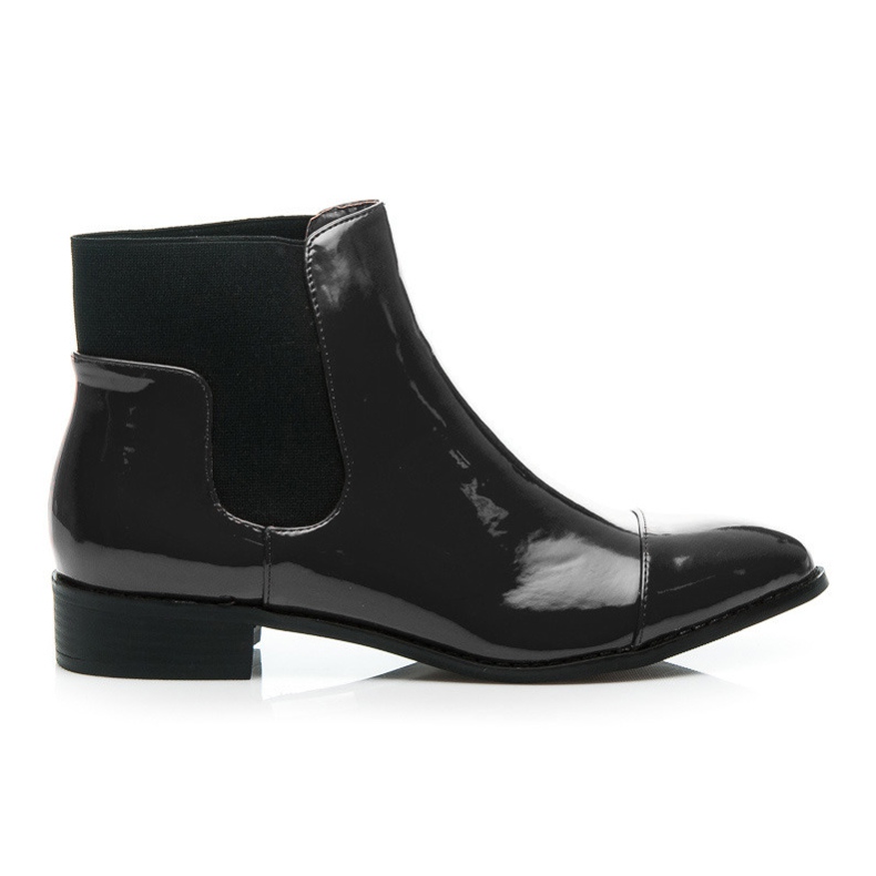 Bestelle Botas Chelsea Laqueadas preto