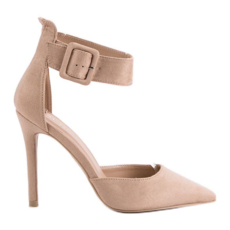 Salto de camurça bege