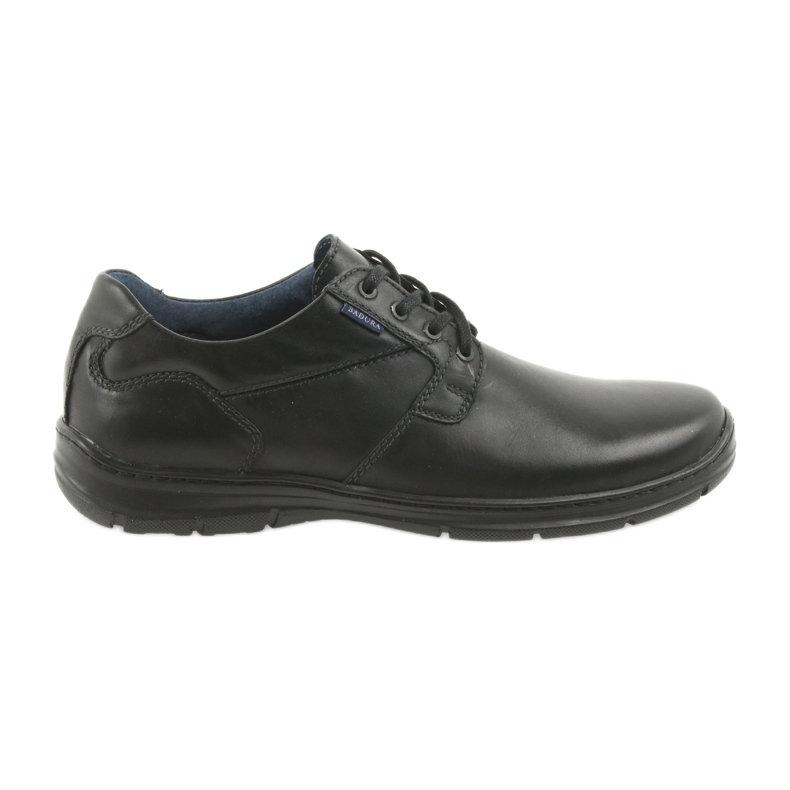 Sapatos pretos Badura para homem conforto 3509