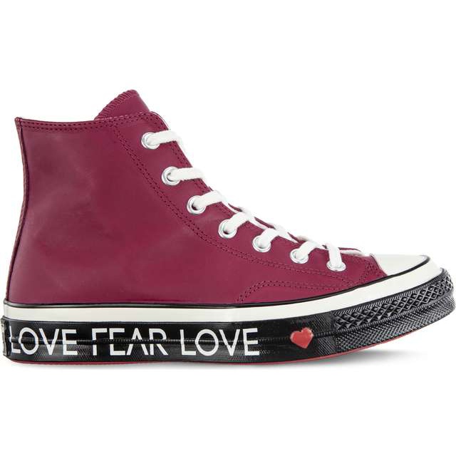 Converse Chuck 70 ruibarbo Egret preto vermelho