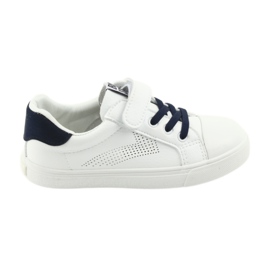 Tênis de velcro Big Star 374107 branco azul marinho
