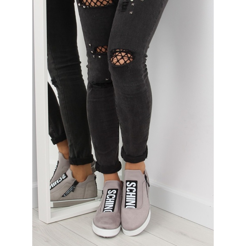 Sapatilhas de plataforma cinza NB168 Grey II-GAT