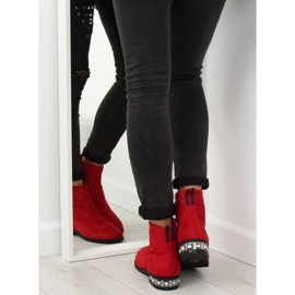Botas femininas vermelhas 168-176 Red II-GAT vermelho