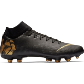 Sapatos de futebol Nike Mercurial Superfly 6 Academia FG / MG M AH7362-077 preto preto