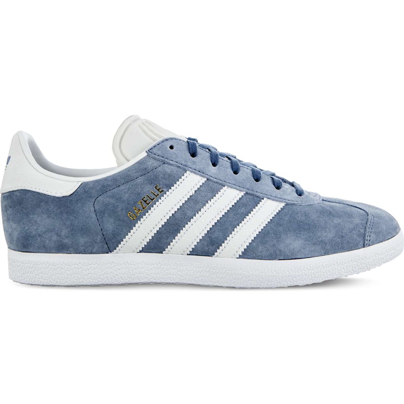 Adidas Gazela 468 Raw Steel Crystal Branco Calçado Branco azul