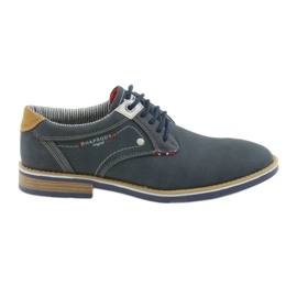 American Club Sapatos masculinos decotados Rhapsody RH08 castanho azul marinho