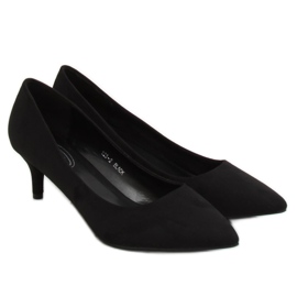 Bombas de salto baixo preto 123-2 preto Bombas de salto baixo preto 123-2 preto