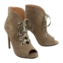 Sapatos verdes com dedos abertos 680-32 Verde