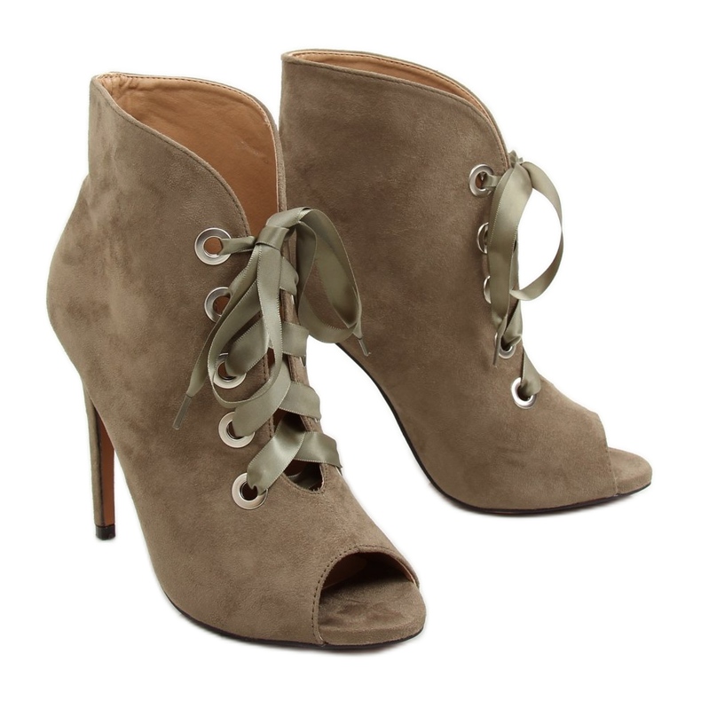Sapatos verdes com dedos abertos 680-32 Verde