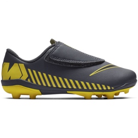 Sapatos de futebol Nike Mercurial Vapor 12 Clube PS (V) Mg Jr AH7351-070 cinza de grafite