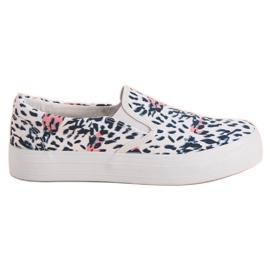 McKey Slipons com padrão multicolorido McKey Slipons com padrão multicolorido