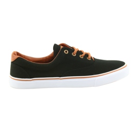 American Club Sapatos masculinos tênis pretos LH03 marrom
