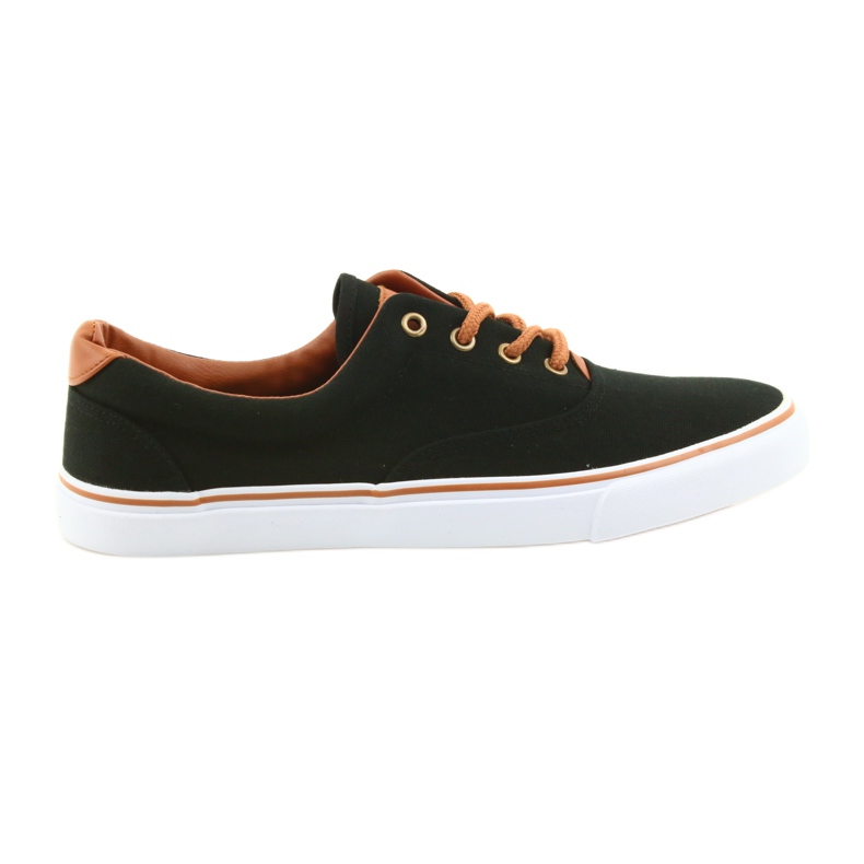 American Club Sapatos masculinos tênis pretos LH03 castanho
